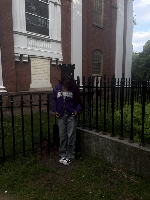 “Purple Lux” Rhinestone Zip Up Hoodie